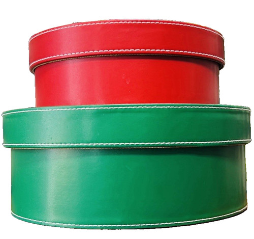 Round nesting box storage set - box,