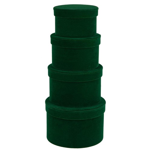 Pack green velvet round - pack,
