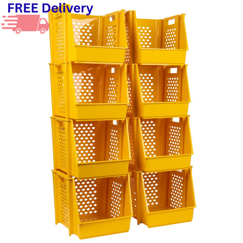Stackable storage bins pack - storage,