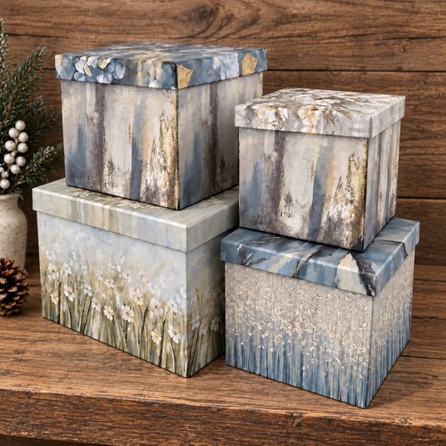 Vtg decorative nesting boxes - vtg,