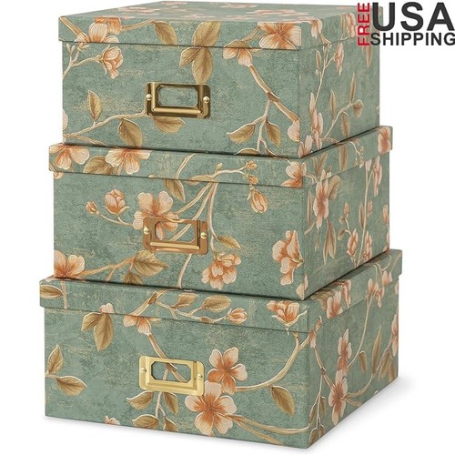 Vintage storage boxes nesting - boxes,