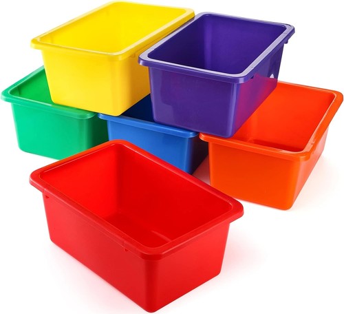 Pack cubby bin storage bins - 6,
