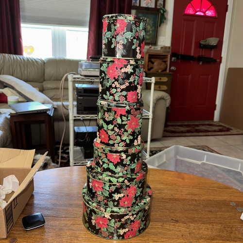 Set round rose pattern - 6,